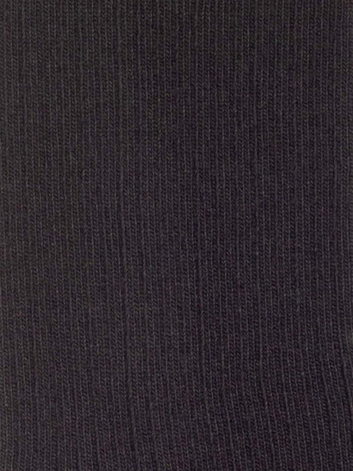 Dilly Socks Notre Chaussettes: Ribbed Night Black