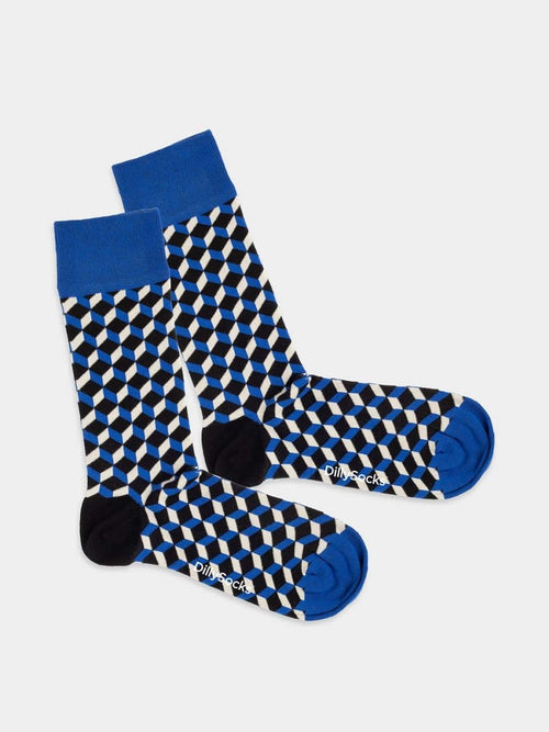 dilly socks Notre Chaussettes: Robotic Dice