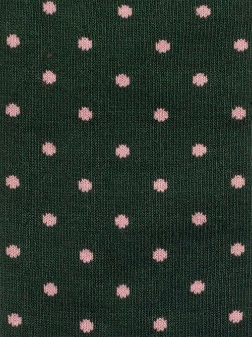 Dilly Socks Notre Chaussettes: Rose Dot Field