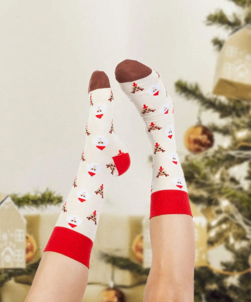 Dilly Socks Notre Chaussettes: Rudolph In The Snow