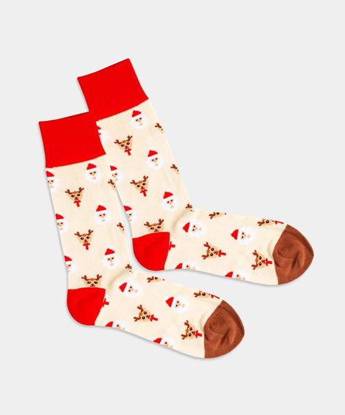 dilly socks Notre chaussettes: Rudolph in the Snow