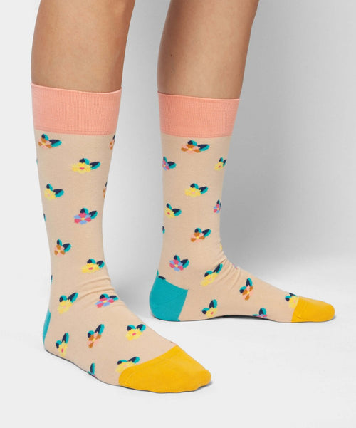 Dilly Socks Notre Chaussettes: Sand Dahlia