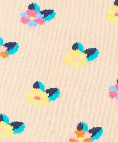 Dilly Socks Notre Chaussettes: Sand Dahlia