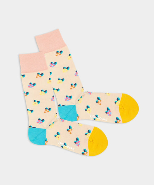 dilly socks Notre chaussettes: Sand Dahlia