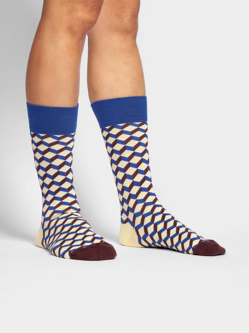 Dilly Socks Notre Chaussettes: Sand Dice