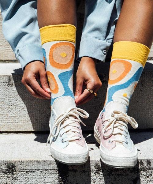 Dilly Socks Notre Chaussettes: Sand Island