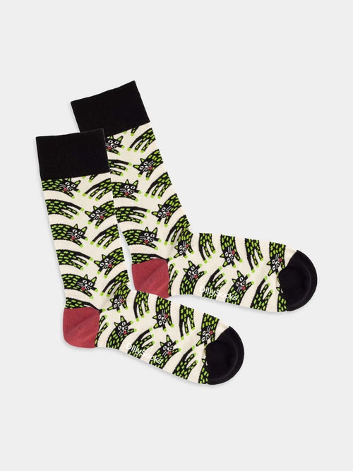 dilly socks Notre Chaussettes: Scratch Cats