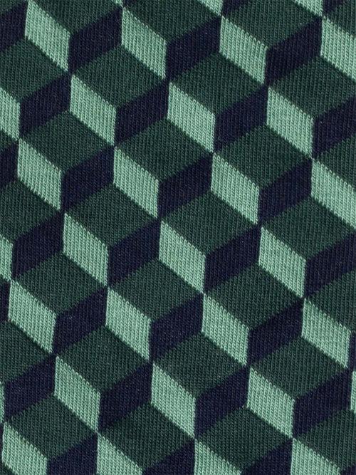 Dilly Socks Notre Chaussettes: Sea Green Dice