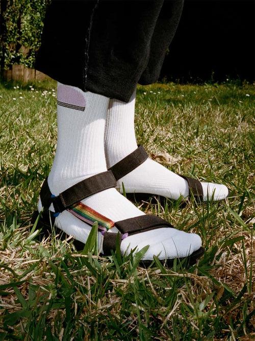 Dilly Socks Notre Chaussettes: Soleil Violet