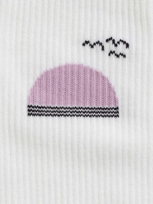 Dilly Socks Notre Chaussettes: Soleil Violet