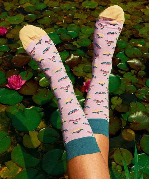 Dilly Socks Notre Chaussettes: Sombrero Summer