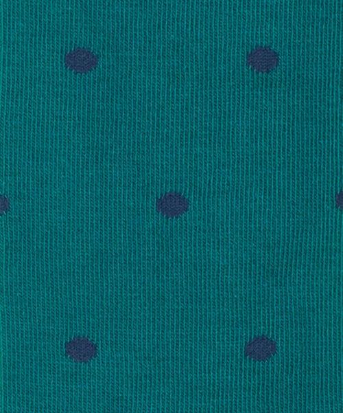 Dilly Socks Notre Chaussettes: Sparse Blue Dots