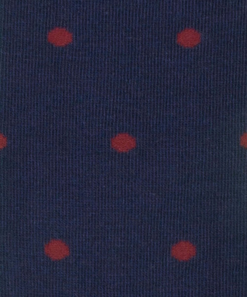 Dilly Socks Notre Chaussettes: Sparse Red Dots