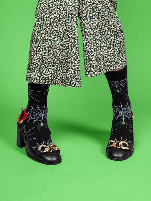 Dilly Socks Notre Chaussettes: Spider Invasion