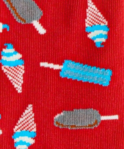 Dilly Socks Notre Chaussettes: Strawberry Ice Cream