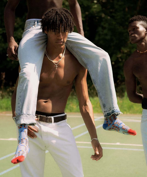 Dilly Socks Notre Chaussettes: Stripy Snakey