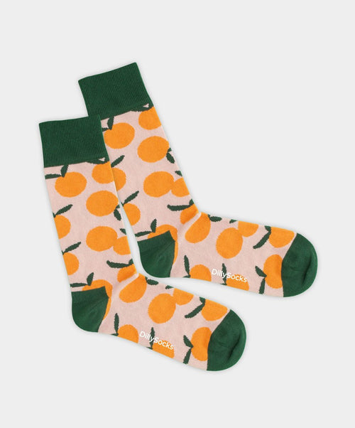 dilly socks Notre chaussettes: Sweet Clementine