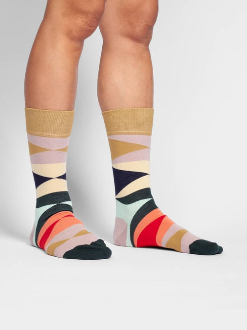 Dilly Socks Notre Chaussettes: Tapered Colors