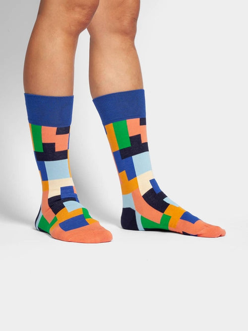 Dilly Socks Notre Chaussettes: Tetrical Vision