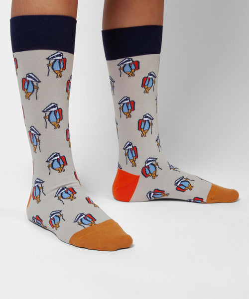 Dilly Socks Notre Chaussettes: The Walking Badger
