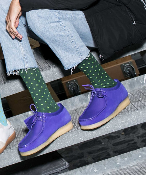 Dilly Socks Notre Chaussettes: Tiny Lawn Dots