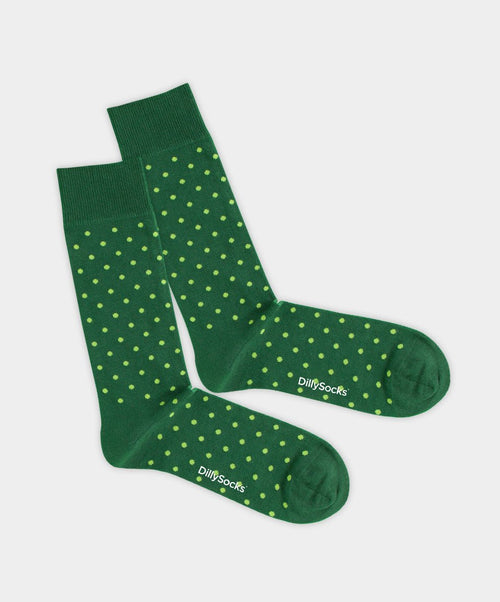 dilly socks Notre chaussettes: Tiny Lawn Dots