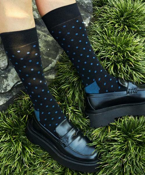 Dilly Socks Notre Chaussettes: Tiny Night Dots