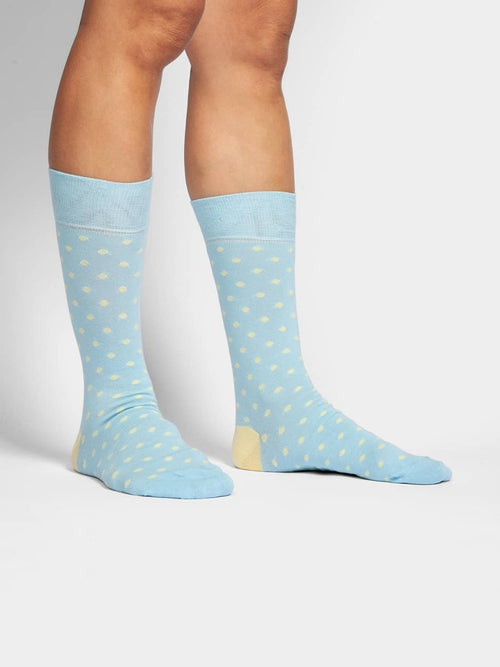Dilly Socks Notre Chaussettes: Tiny Pale Dots