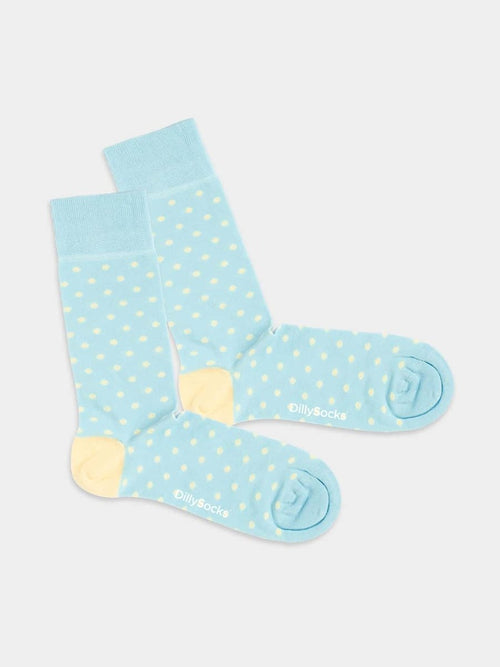 dilly socks Notre Chaussettes: Tiny Pale Dots