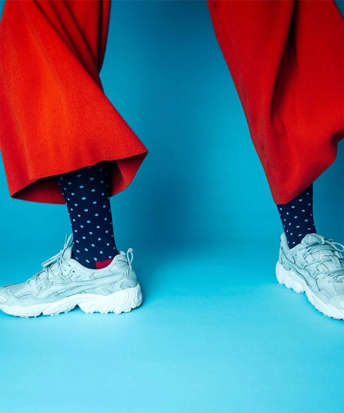 Dilly Socks Notre Chaussettes: Tiny Rain Dots