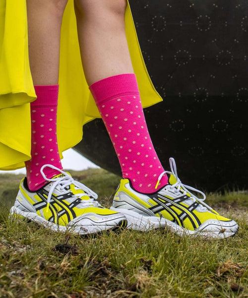 Dilly Socks Notre Chaussettes: Tiny Sun Dots Spring