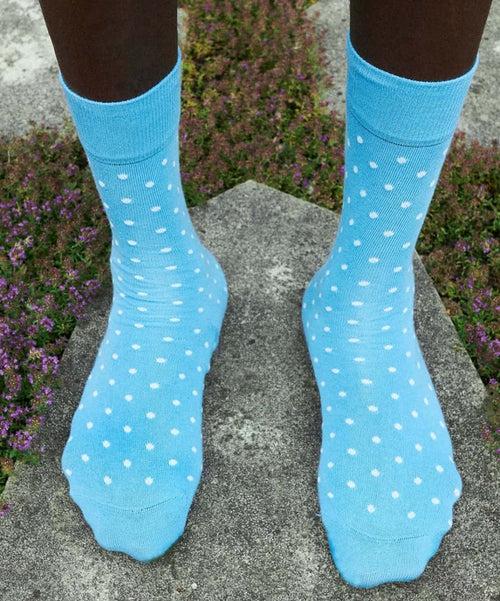Dilly Socks Notre Chaussettes: Tiny Water Dots