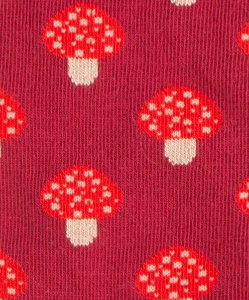 Dilly Socks Notre Chaussettes: Toxic Fire Shrooms