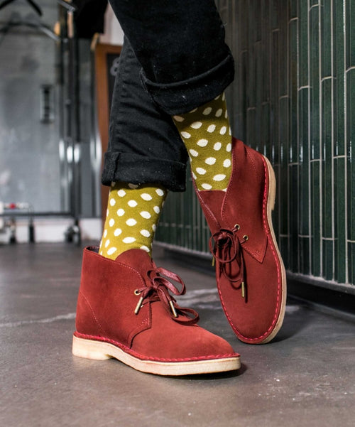 Dilly Socks Notre Chaussettes: Turf Dots