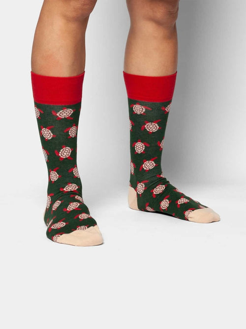 Dilly Socks Notre Chaussettes: Turtle Love