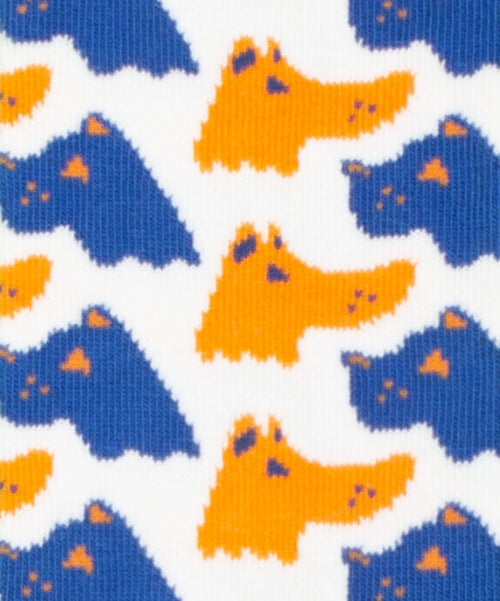 Dilly Socks Notre Chaussettes: Two-Faced Dog