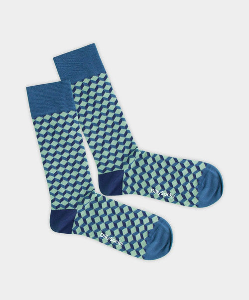 dilly socks Notre chaussettes: Water Dice