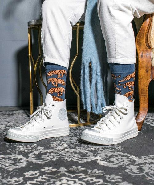 Dilly Socks Notre Chaussettes: Water Jaguar