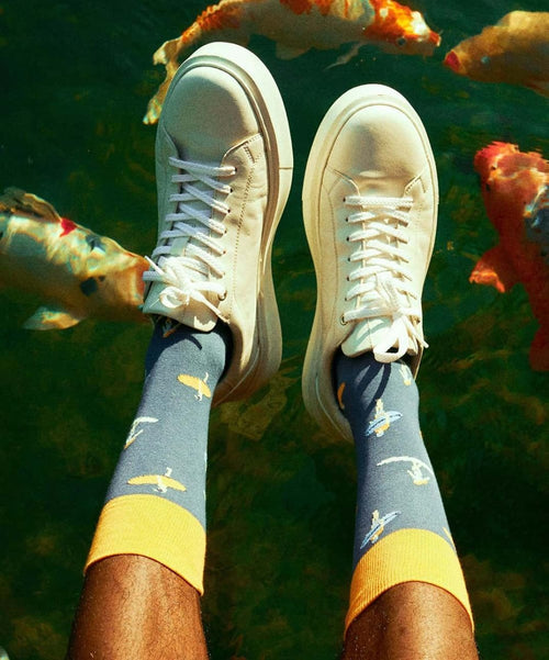 Dilly Socks Notre Chaussettes: Wave Rider