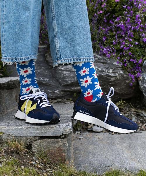Dilly Socks Notre Chaussettes: Wildflower Sea