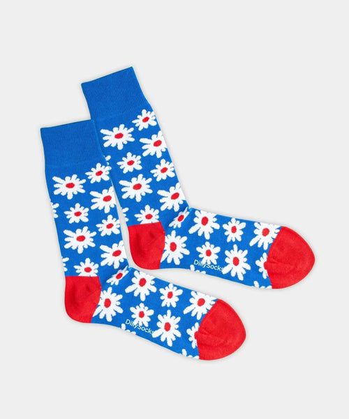 dilly socks Notre chaussettes: Wildflower Sea