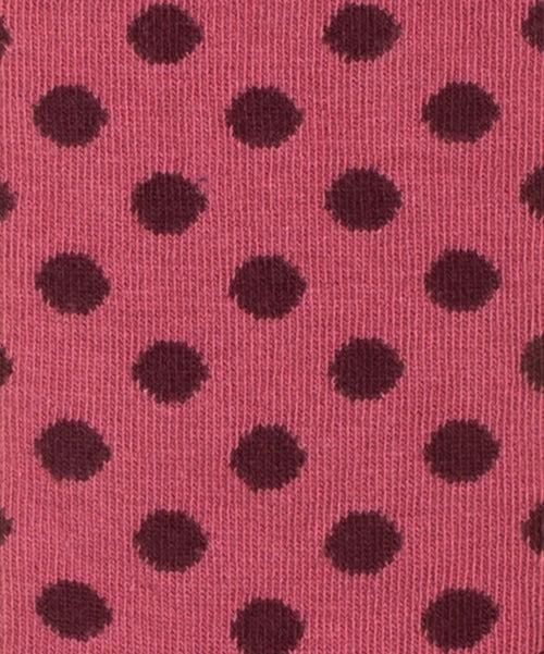 Dilly Socks Notre Chaussettes: Wine In Wine Dots