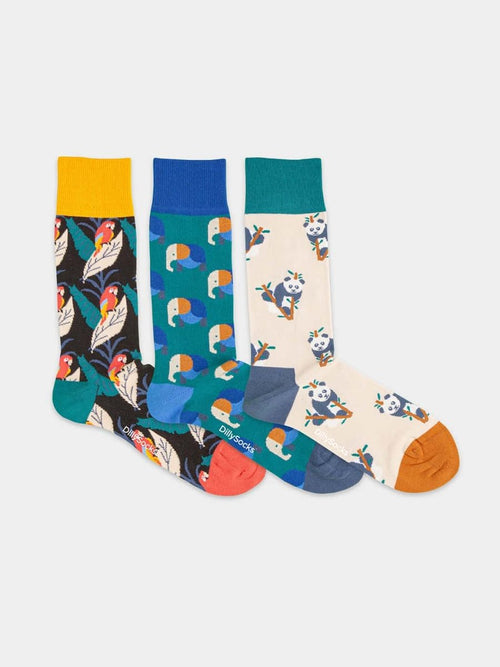 Dilly Socks Notre Coffrets Cadeaux: Panbirdiphant