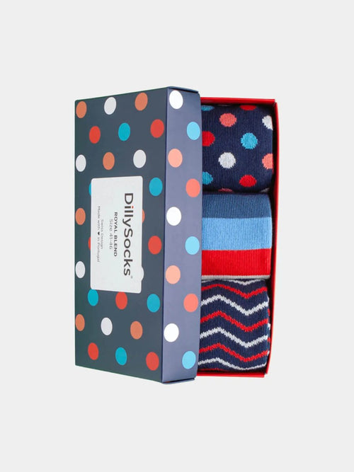 dilly socks Notre coffrets cadeaux: Royal Blend