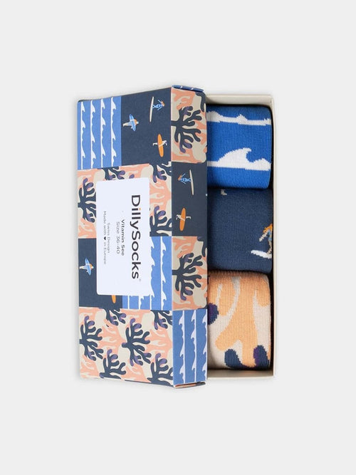 dilly socks Notre coffrets cadeaux: Vitamin Sea