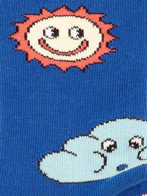 Dilly Socks Notre Chaussettes Antidérapantes Pour Enfants: Lil Weather Forecast Non-Slip