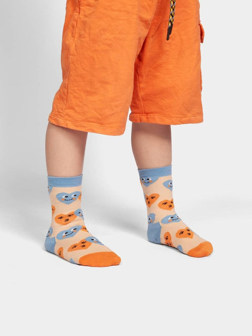 Dilly Socks Notre Chaussettes Antidérapantes Pour Enfants: Lil Sourire Coeurs Antidérapant