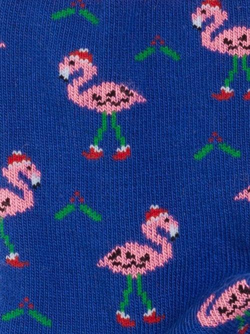 Dilly Socks Notre Chaussettes Antidérapantes Pour Enfants: Lil Flamingo Fest Antidérapant