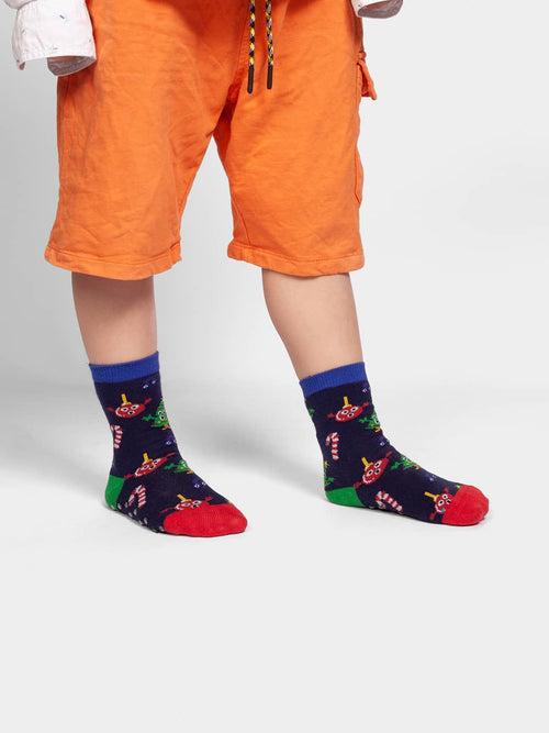 Dilly Socks Notre Chaussettes Antidérapantes Pour Enfants: Lil Christmas Choir Antidérapant