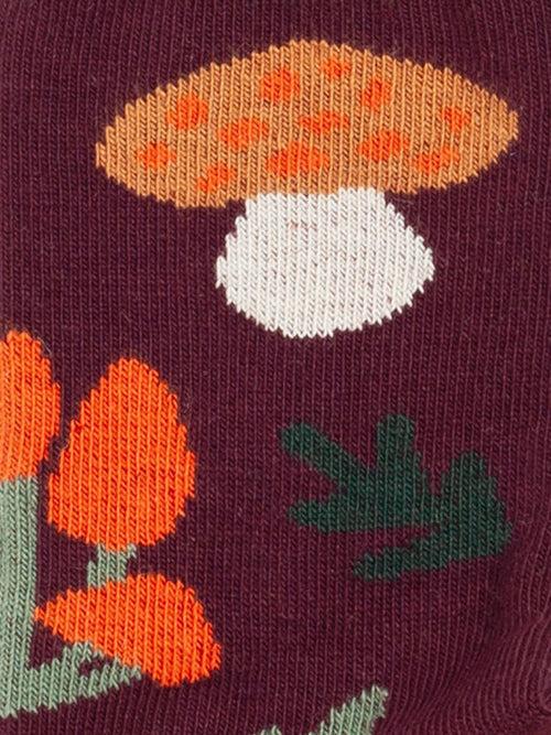 Dilly Socks Notre Chaussettes Antidérapantes Pour Enfants: Lil Mushroom Crush Antidérapant